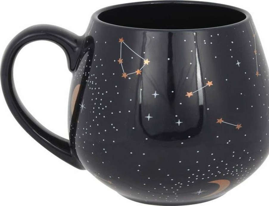 Accessories * | Top 10 Gothic Gifts All Purple Constellation | Rounded Mug