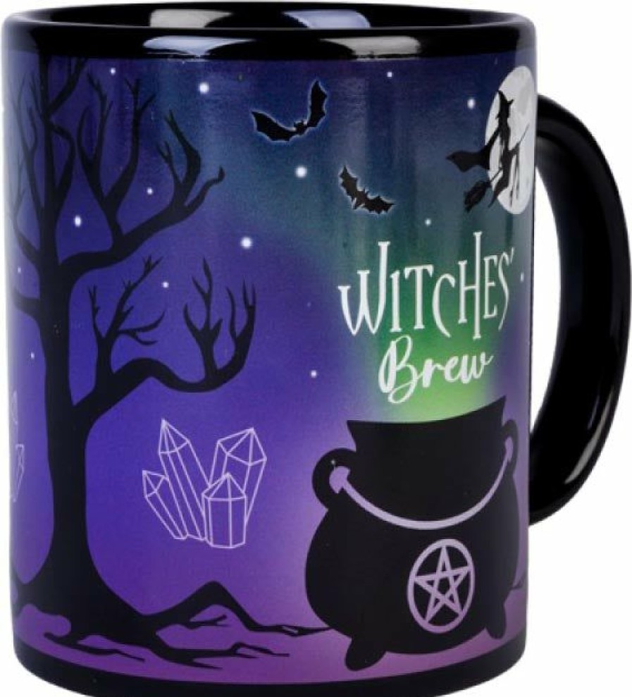 Styles * | Deals Homewares Bats Witches' Brew | Coffee Mug