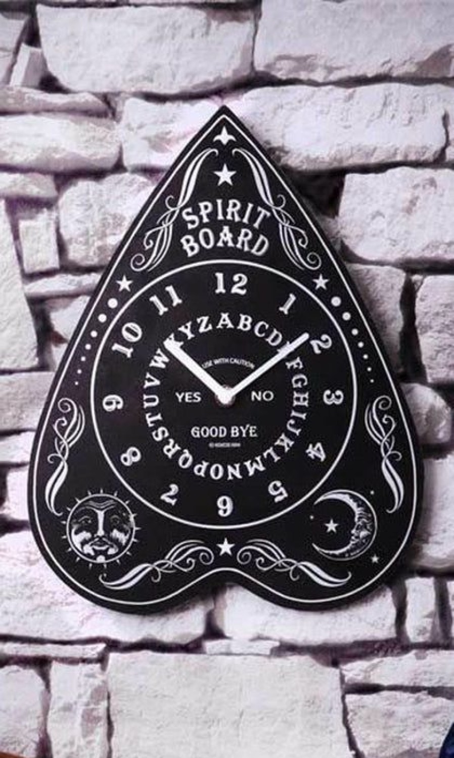 Homewares * | Outlet Nemesis Now Gothic Homewares Spirit Board | Clock