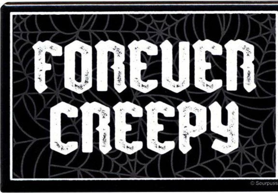 Homewares * | Best Pirce Sourpuss Gothic Homewares Forever Creepy | Magnet