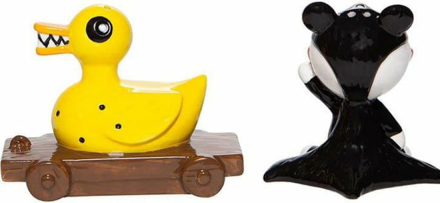 Pop Culture * | Best Deal Collectables Disney Scary Teddy & Killer Duck | Salt & Pepper Shaker Set