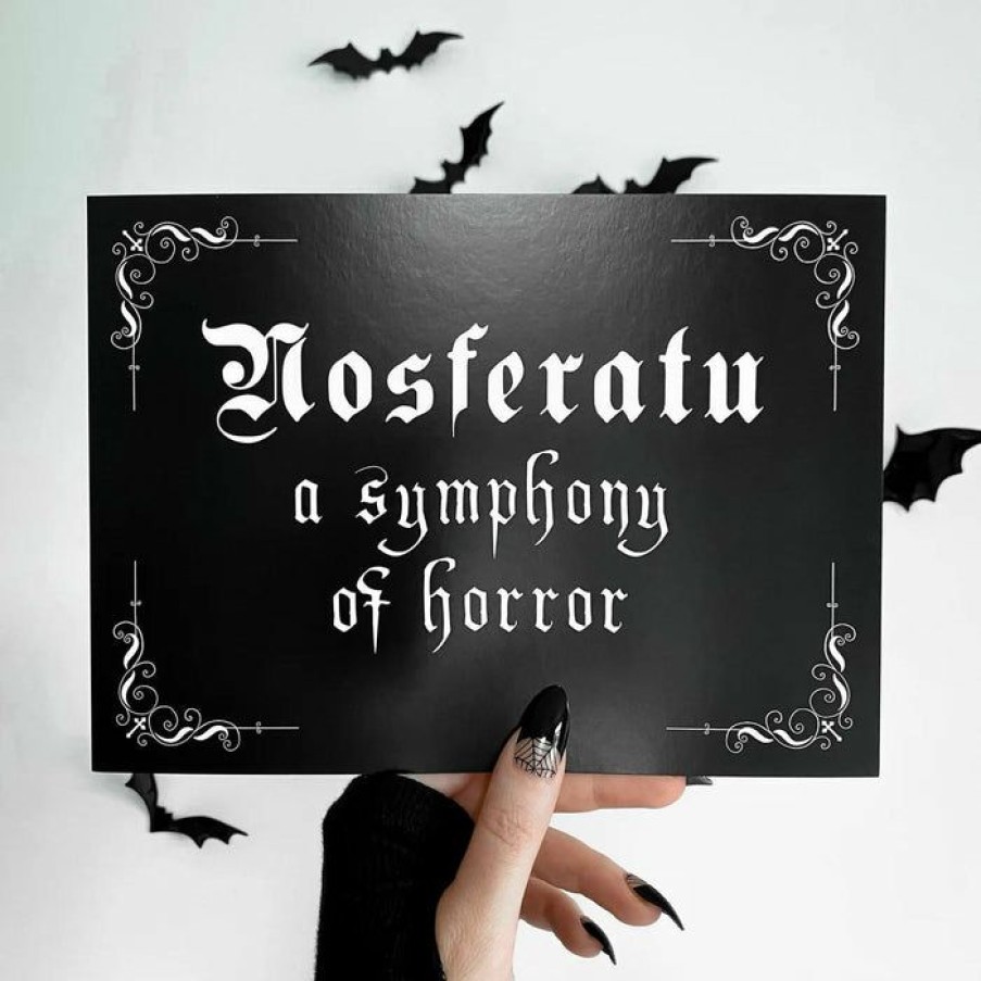 Homewares * | Discount Ghosts Of October Gothic Homewares Symphony Of Horror [A5] | Print