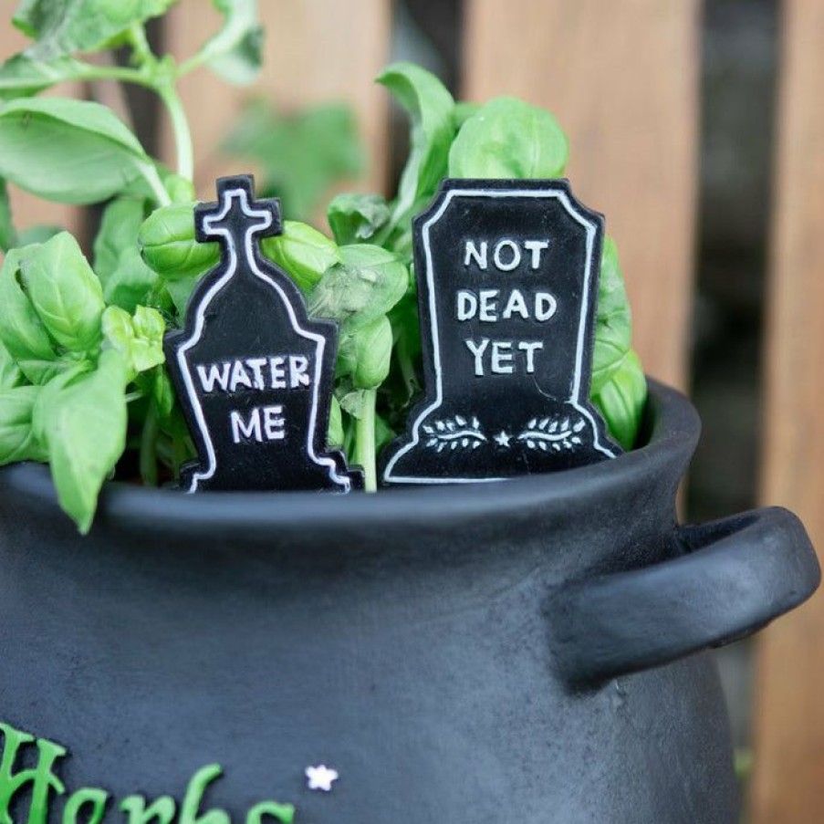 Accessories * | New Gothic Gifts All Tombstone | Plant Markers