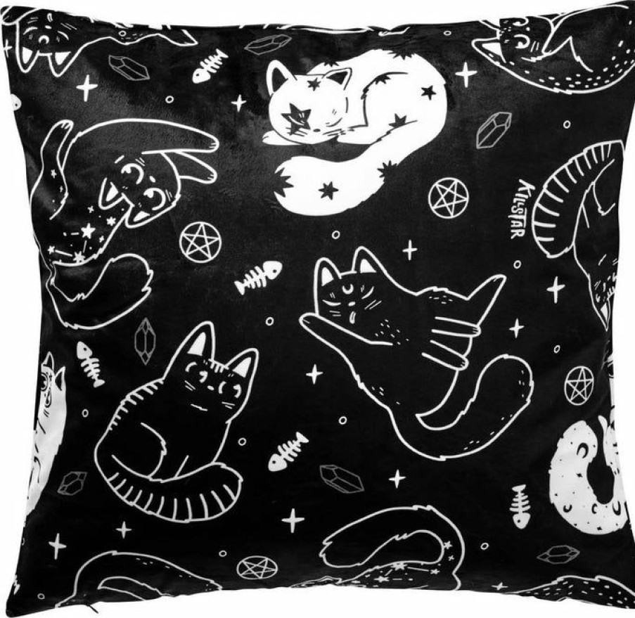 Styles * | Hot Sale Killstar Cats Catnap | Cushion Cover