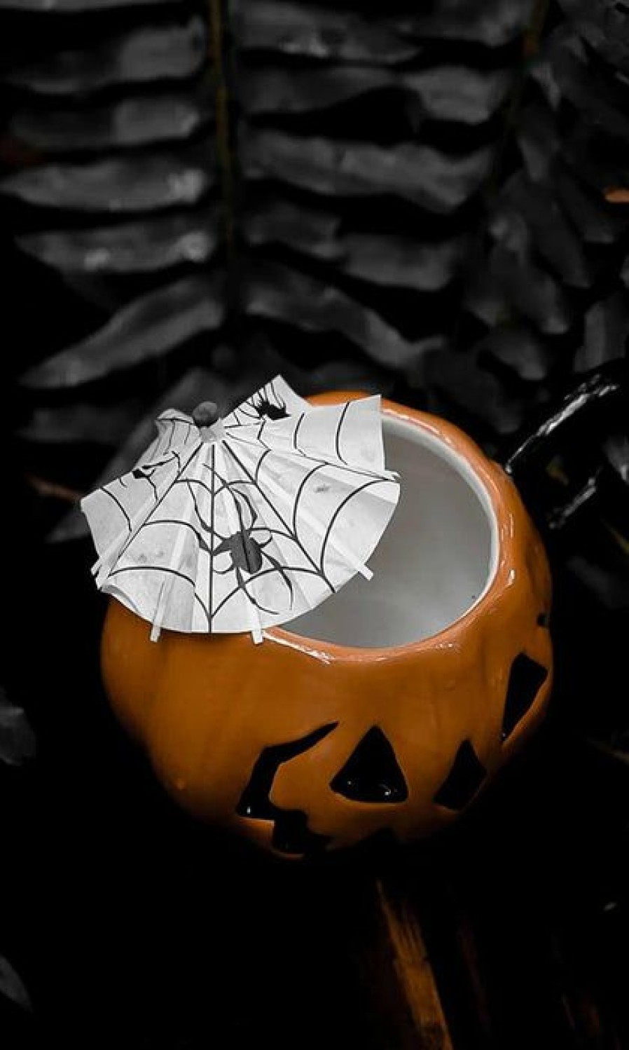 Styles * | Top 10 Lively Ghosts Halloween Haunted Spirits Spider | Cocktail Umbrella [15 Pack]