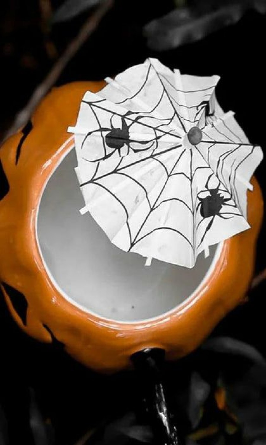 Styles * | Top 10 Lively Ghosts Halloween Haunted Spirits Spider | Cocktail Umbrella [15 Pack]