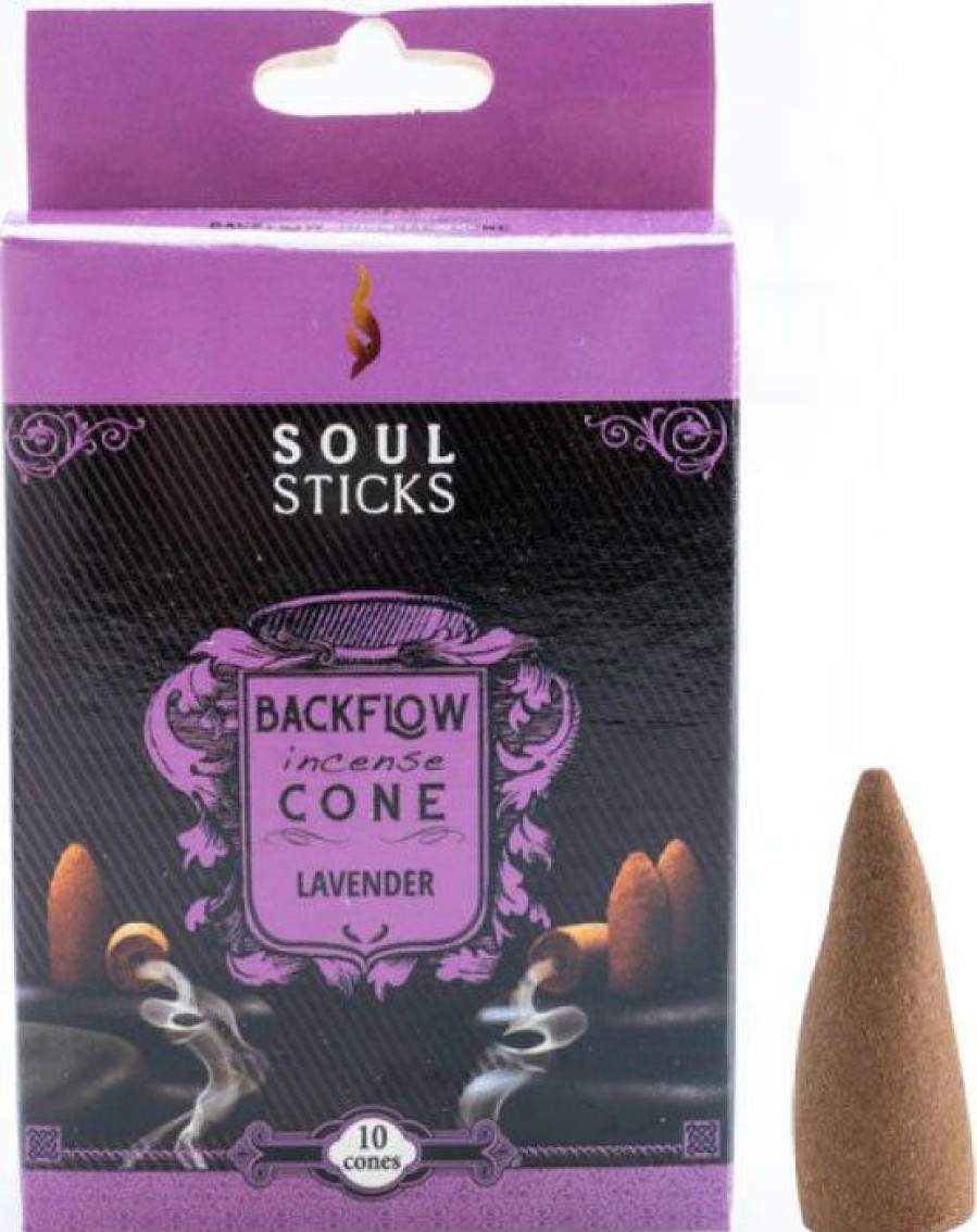 Accessories * | New Soul Sticks All Lavender | Backflow Incense Cone