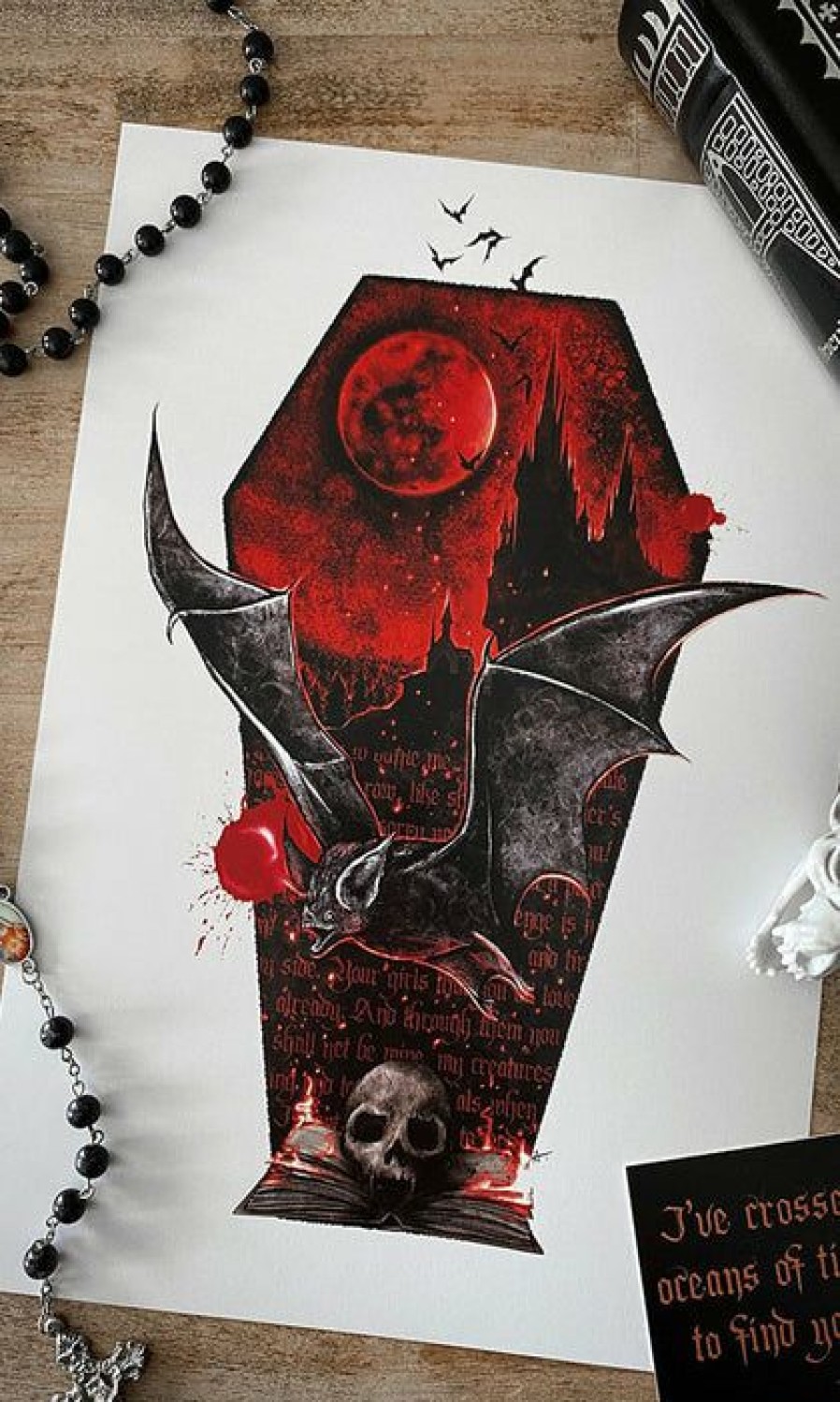 Styles * | Coupon Ghosts Of October Bats The Bat [A4] | Print