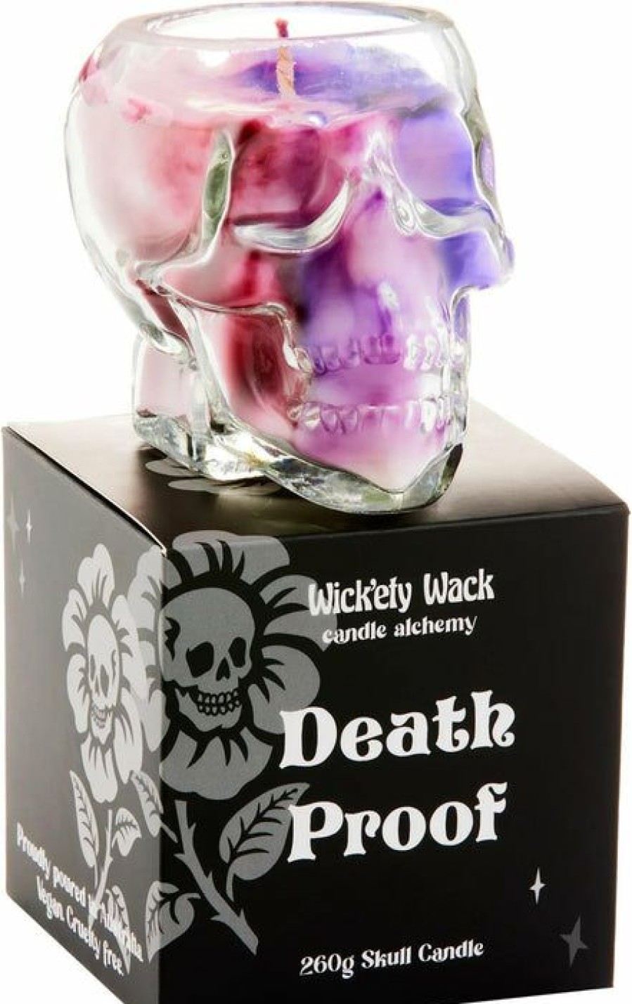 Homewares * | Promo Wick'Ety Wack Gothic Homewares Death Proof [Bohemian] | Candle