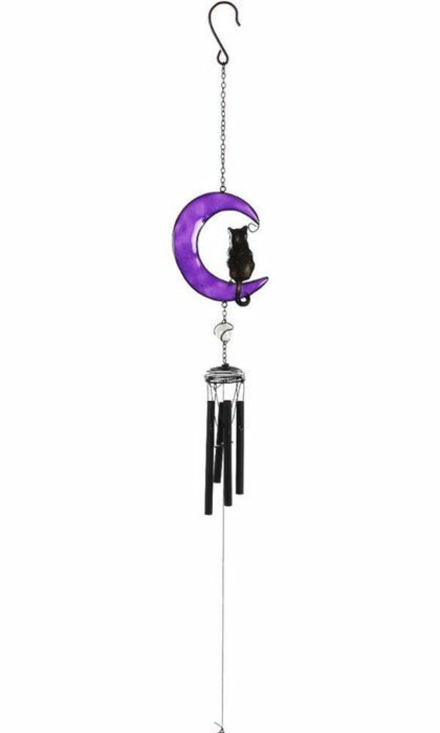 Styles * | New Gothic Gifts Cats Black Cat | Windchime