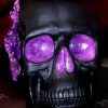 Homewares * | Best Pirce Nemesis Now Gothic Homewares Geode [Pink/Purple] | Skull`