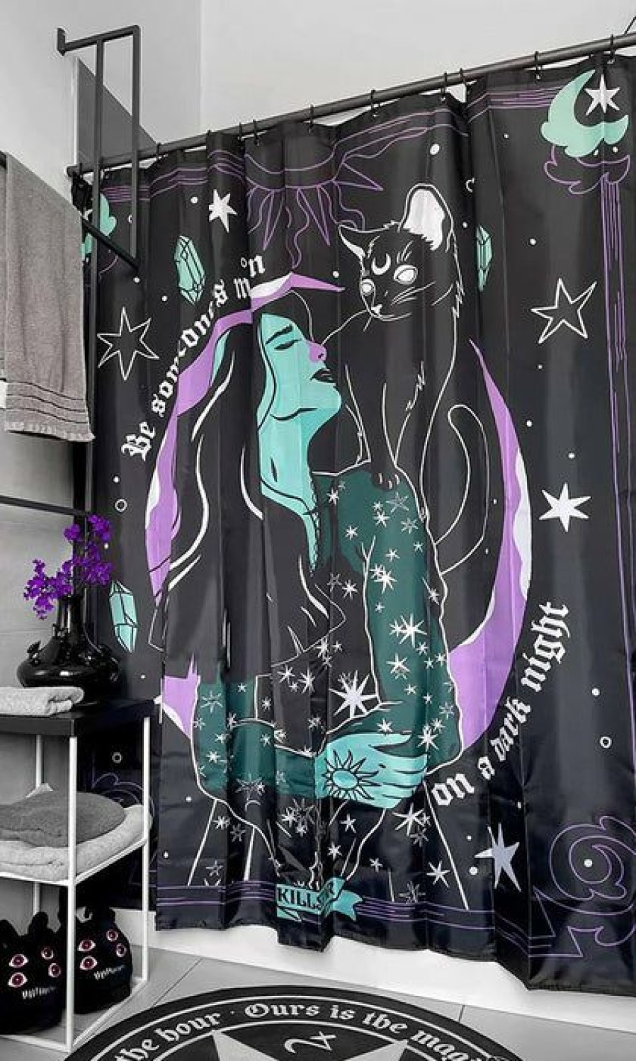 Styles * | New Killstar The Moon Moonlight | Shower Curtain