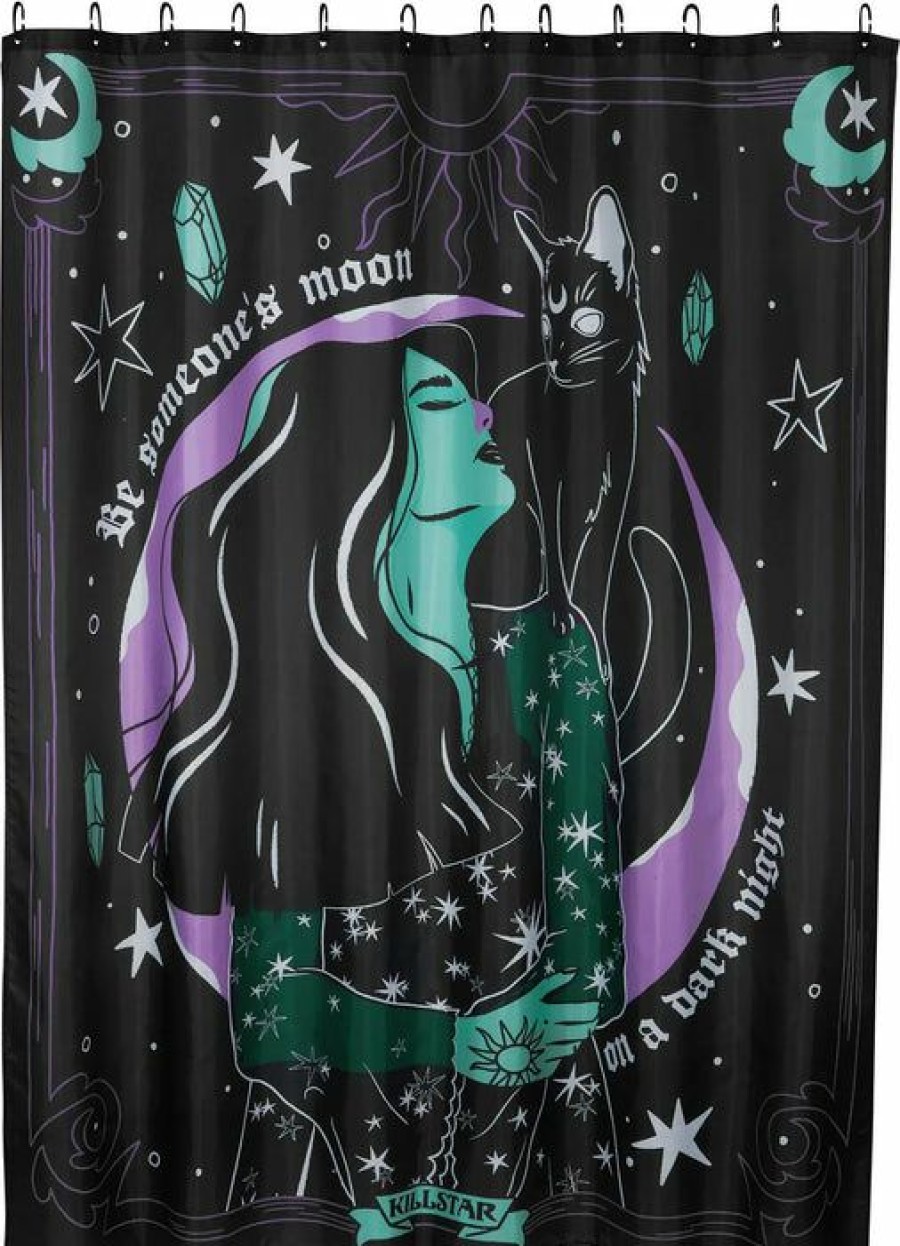 Styles * | New Killstar The Moon Moonlight | Shower Curtain