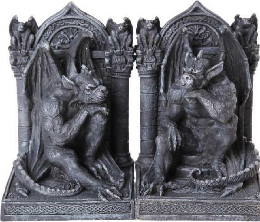 Accessories * | Best Reviews Of Gothic Gifts All Gargoyle | Bookends