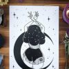 Homewares * | Brand New Pvmpkin Art Gothic Homewares Moon Goddess | Art Print