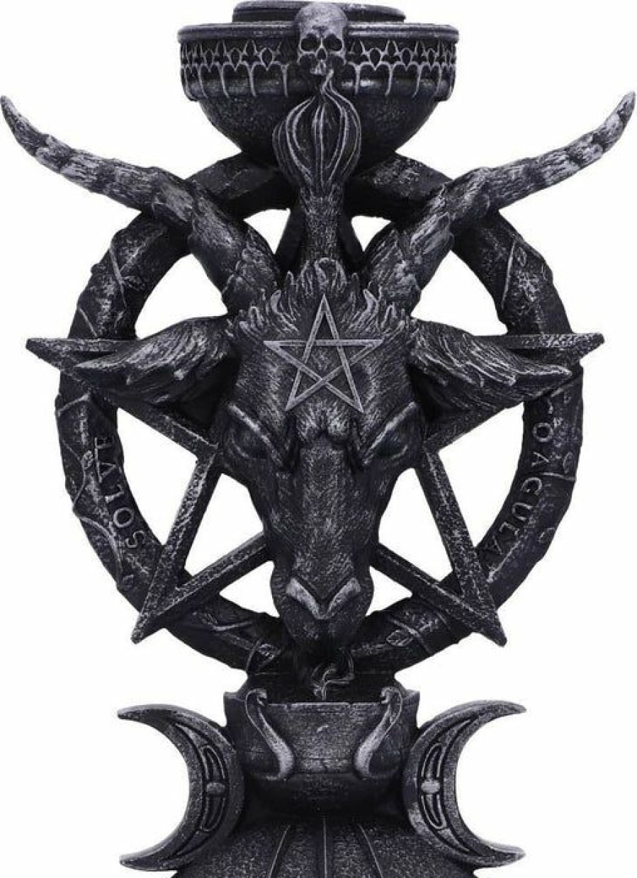 Homewares * | Brand New Nemesis Now Gothic Homewares Light Of Baphomet | Candle Holder`