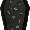 Homewares * | Best Reviews Of Sourpuss Gothic Homewares Coffin | Cork Board