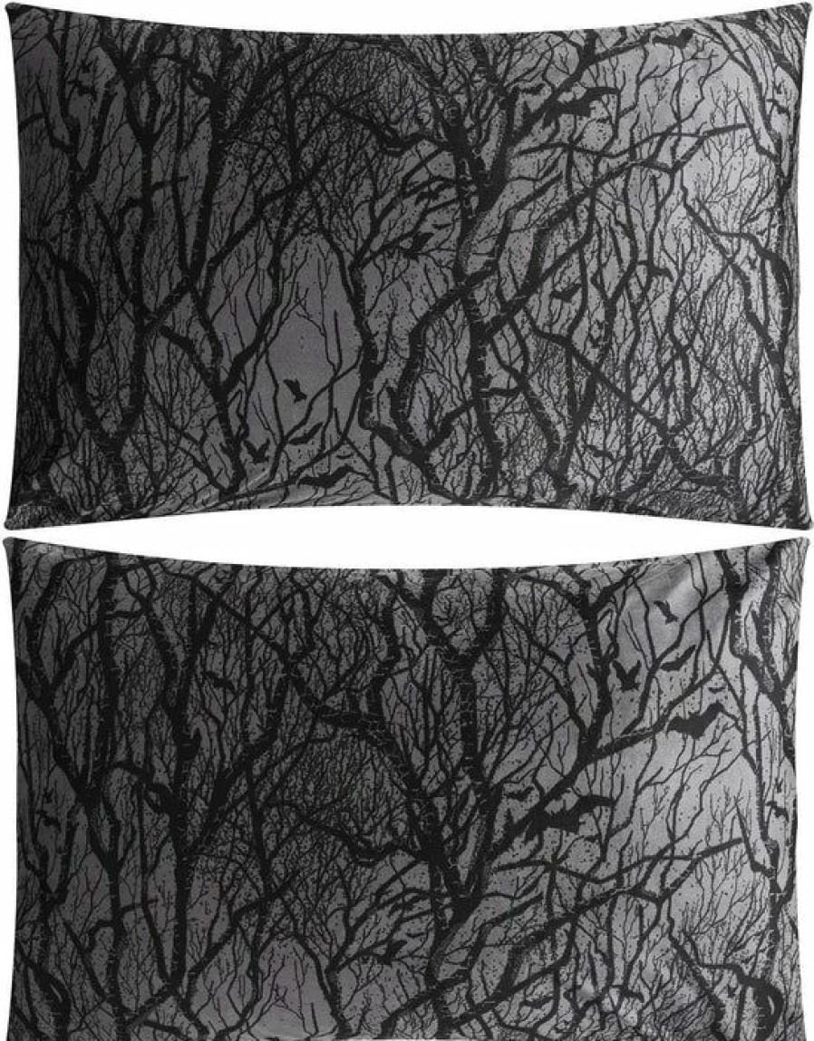 Homewares * | Top 10 Killstar Gothic Homewares Wicked Woods | Pillowcases"