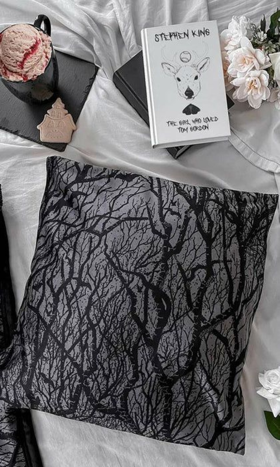 Homewares * | Outlet Killstar Gothic Homewares Wicked Woods | Cushion Cover"