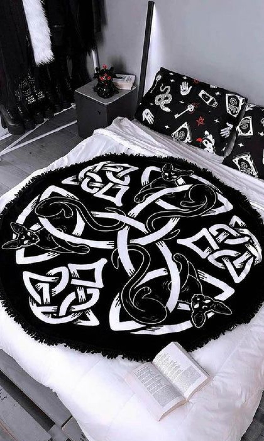 Styles * | Brand New Killstar Cats Sith | Round Blanket"