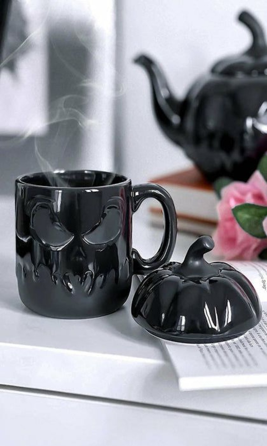 Accessories * | Discount Killstar All Jack O'Lantern | Mug [With Lid]"