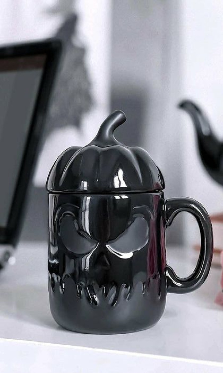 Accessories * | Discount Killstar All Jack O'Lantern | Mug [With Lid]"