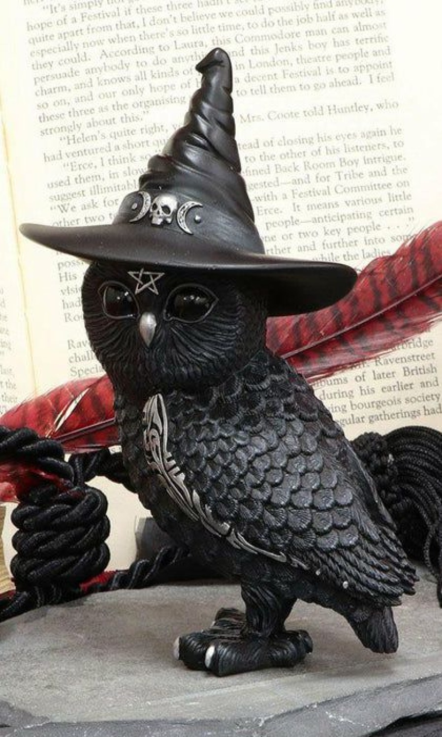 Homewares * | Wholesale Nemesis Now Gothic Homewares Owlocen | Figurine