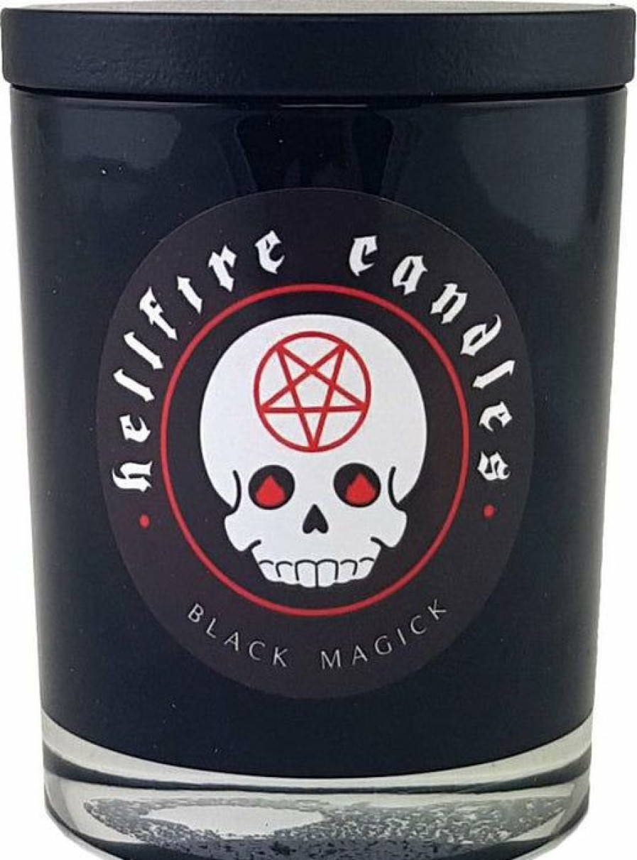 Homewares * | Top 10 Hellfire Candles Gothic Homewares Black Magick | Candle