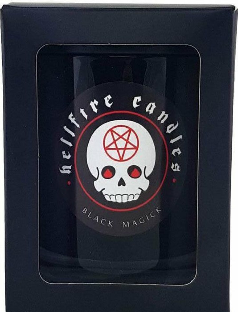 Homewares * | Top 10 Hellfire Candles Gothic Homewares Black Magick | Candle