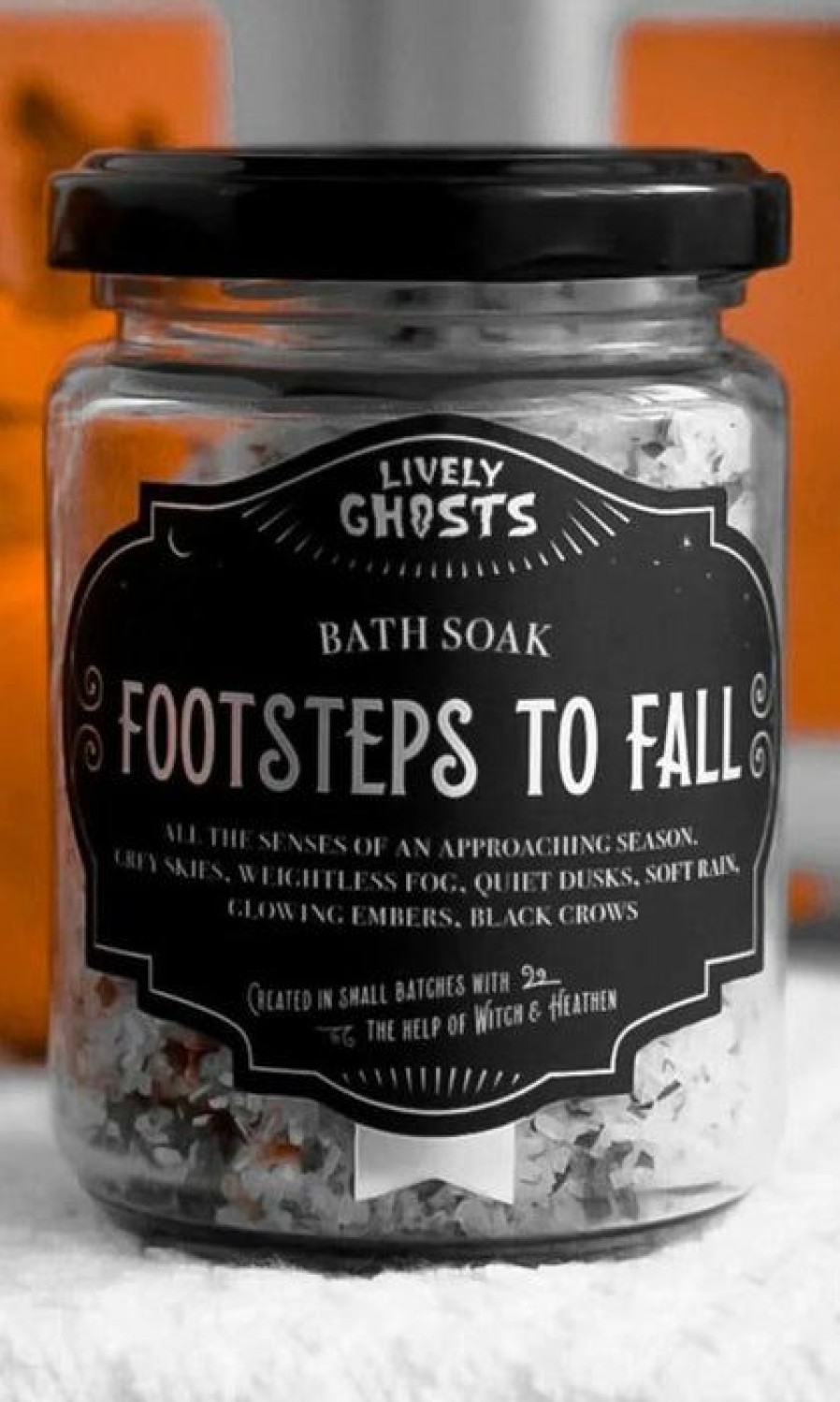 Homewares * | Best Deal Lively Ghosts Gothic Homewares Footsteps To Fall | Bath Soak