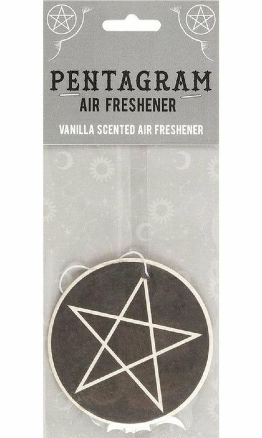 Styles * | Discount Gothic Gifts Pentacles & Pentagrams Pentagram | Air Freshener