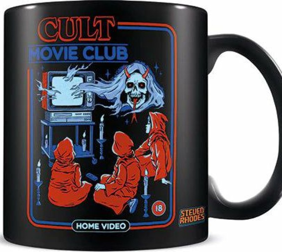 Pop Culture * | New Steven Rhodes The Nightmare Before Christmas Movie Club [Black] | Coffee Mug