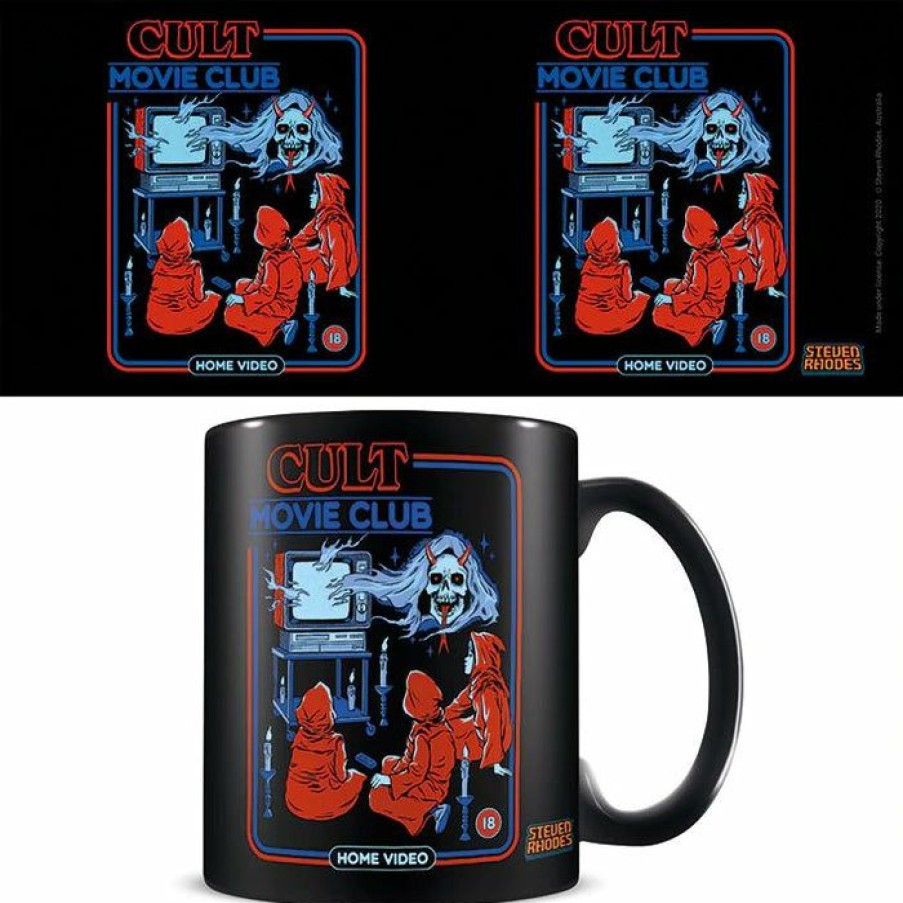 Pop Culture * | New Steven Rhodes The Nightmare Before Christmas Movie Club [Black] | Coffee Mug