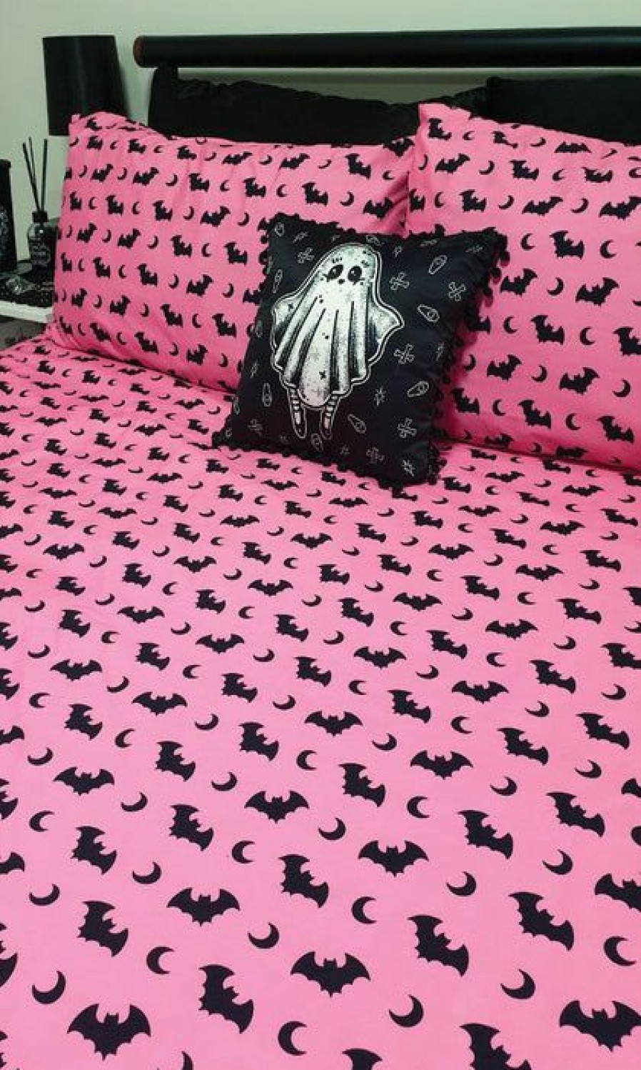 Styles * | Cheap Hells Blankets Bats Sweet Darkness | Queen Quilt Set