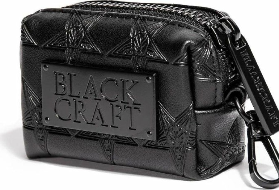 Accessories * | Wholesale Blackcraft All Baphomet Embossed | Doggie Bag Case