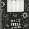 Homewares * | Budget Magic Spell Candles Gothic Homewares White Happiness Spell | Candles [Pack Of 12]