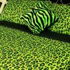 Homewares * | Best Deal Hells Blankets Gothic Homewares Acid Leopard | Queen Quilt Set