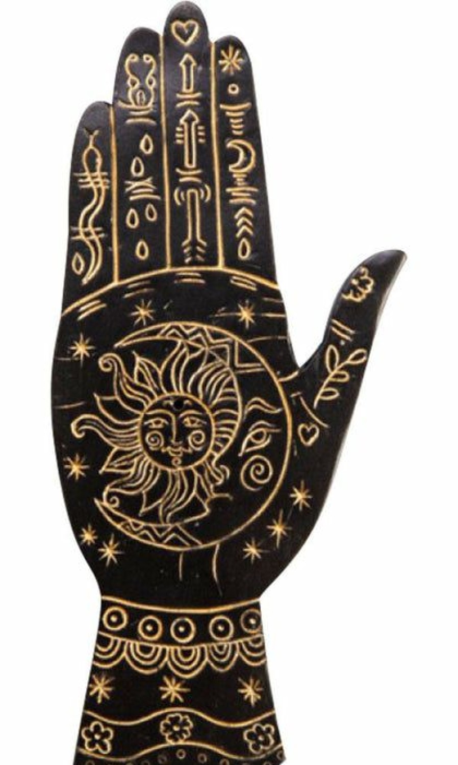 Homewares * | Brand New Homewares Gothic Homewares Palmistry [Gold] | Incense Burner