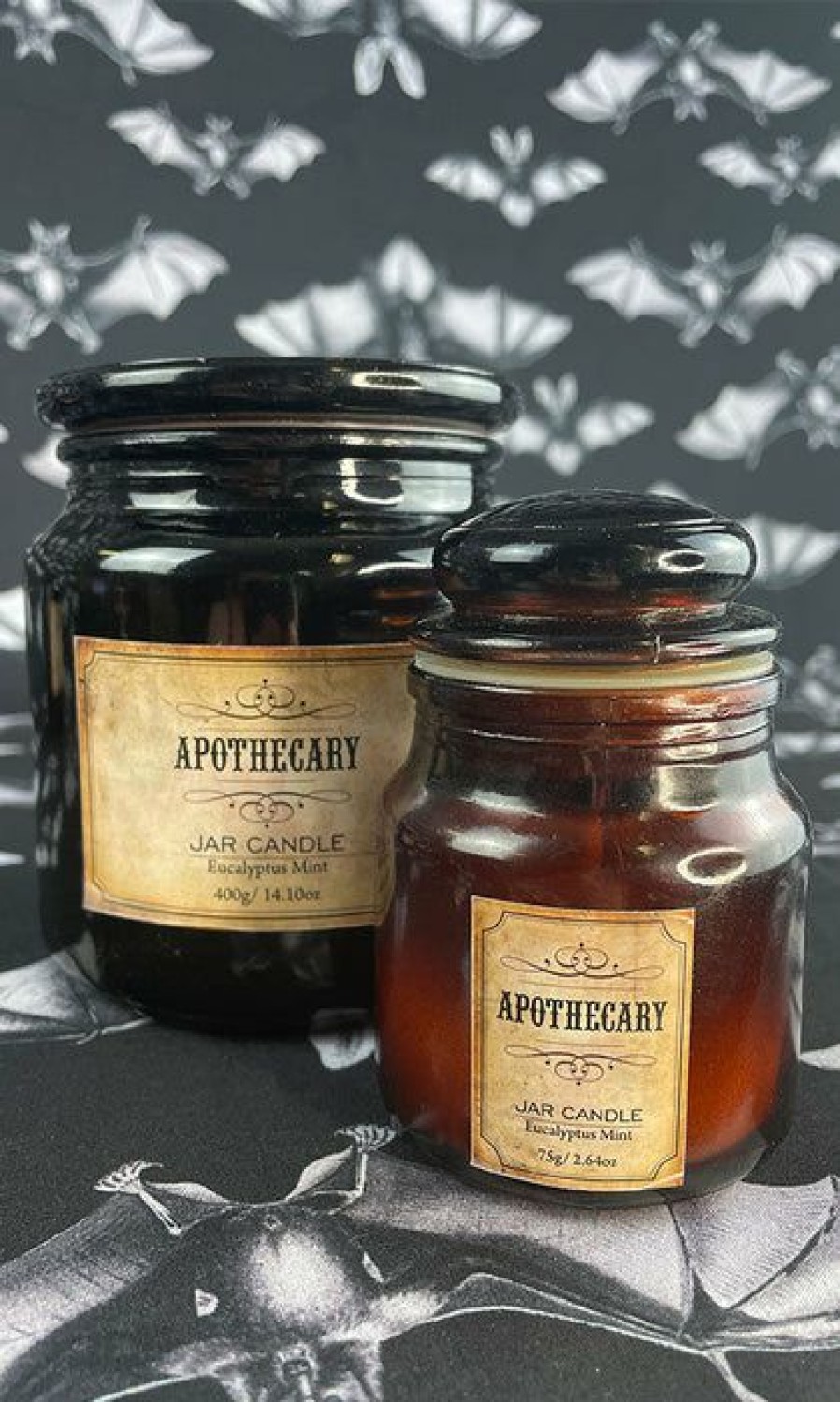 Homewares * | Best Pirce Gothic Gifts Gothic Homewares Apothecary [Eucalyptus Mint] | Candle