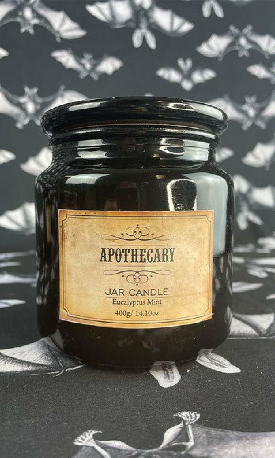 Homewares * | Best Pirce Gothic Gifts Gothic Homewares Apothecary [Eucalyptus Mint] | Candle