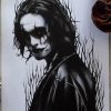 Homewares * | Best Sale The Black Cvlt Gothic Homewares Eric Draven | The Crow Art Print