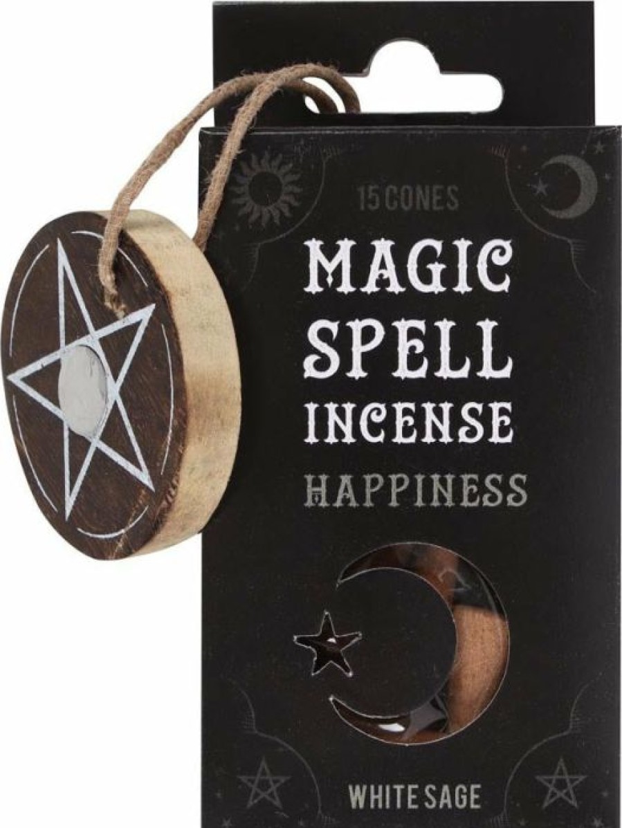 Homewares * | Top 10 Magic Spell Candles Gothic Homewares Magic Spell [Happiness] | Incense Cones`