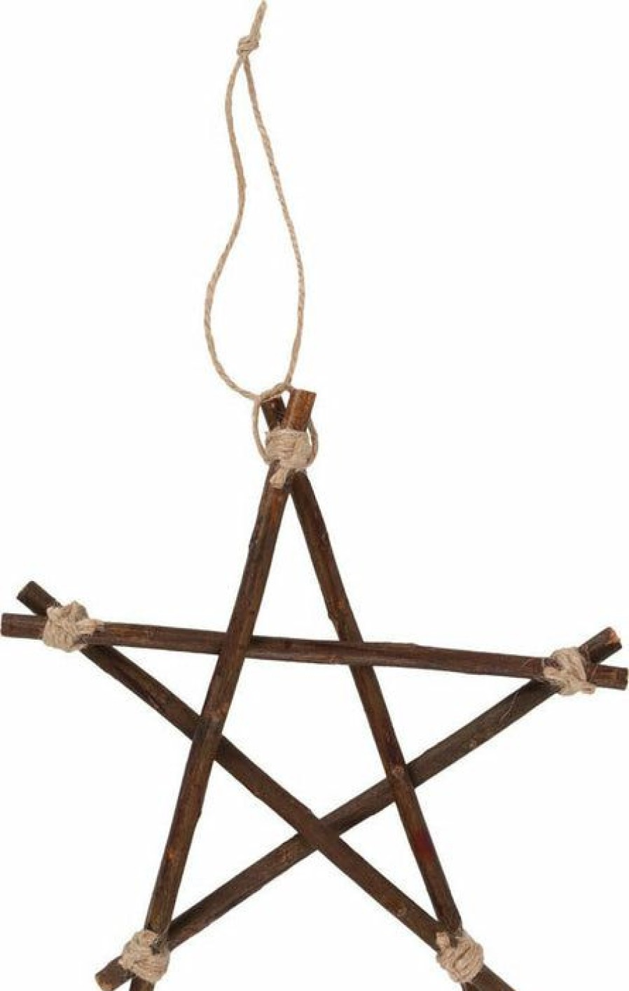 Styles * | Buy Gothic Gifts Pentacles & Pentagrams Willow Branch | Pentagram [20Cm]