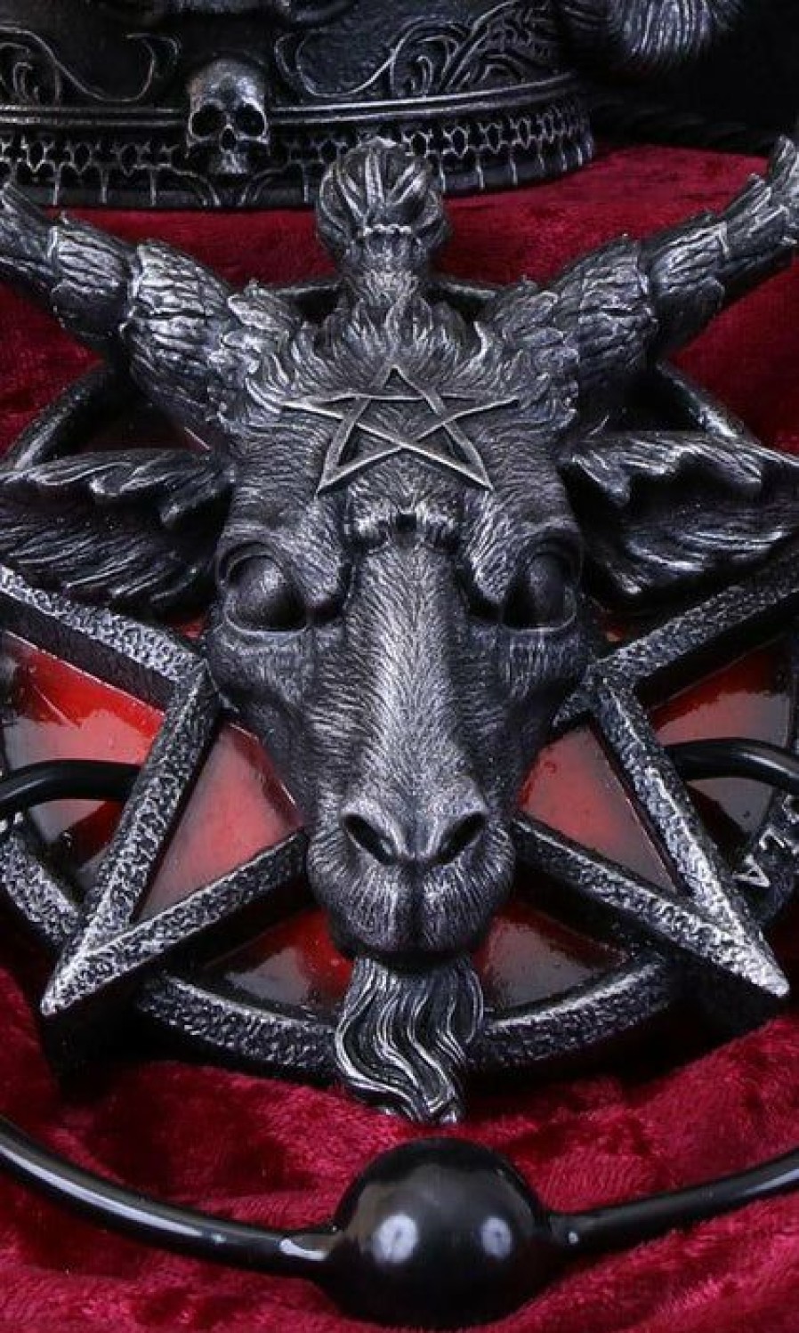 Homewares * | Best Pirce Nemesis Now Gothic Homewares Baphomet | Door Knocker