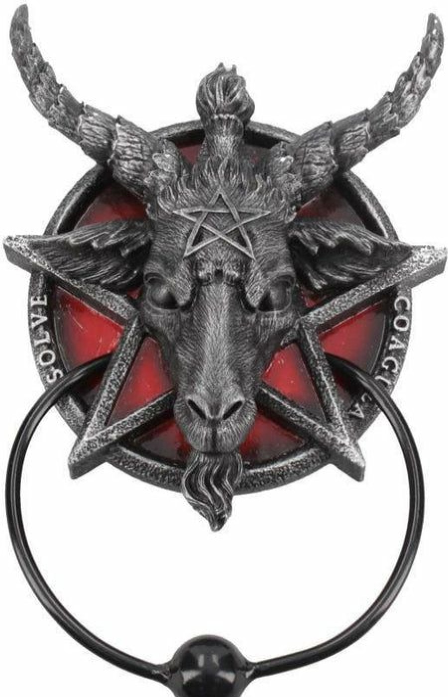 Homewares * | Best Pirce Nemesis Now Gothic Homewares Baphomet | Door Knocker