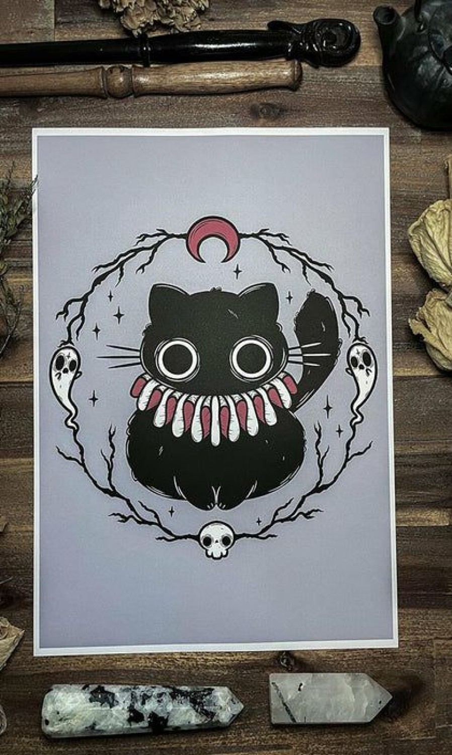 Styles * | Best Sale Pvmpkin Art Cats Voidling And Friends | Art Print