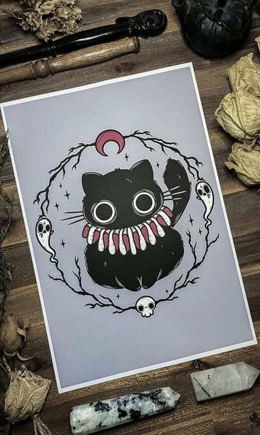 Styles * | Best Sale Pvmpkin Art Cats Voidling And Friends | Art Print