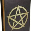 Homewares * | Discount Gothic Gifts Gothic Homewares Gold Pentagram | Book Box