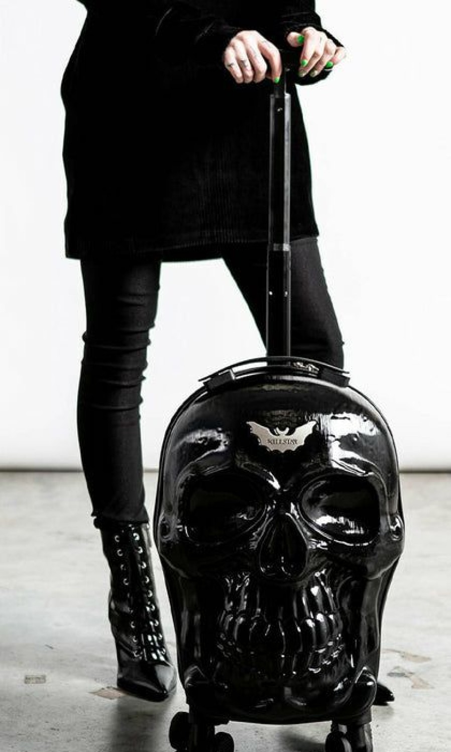 Styles * | Budget Killstar Bats Tomb | Travel Suitcase"