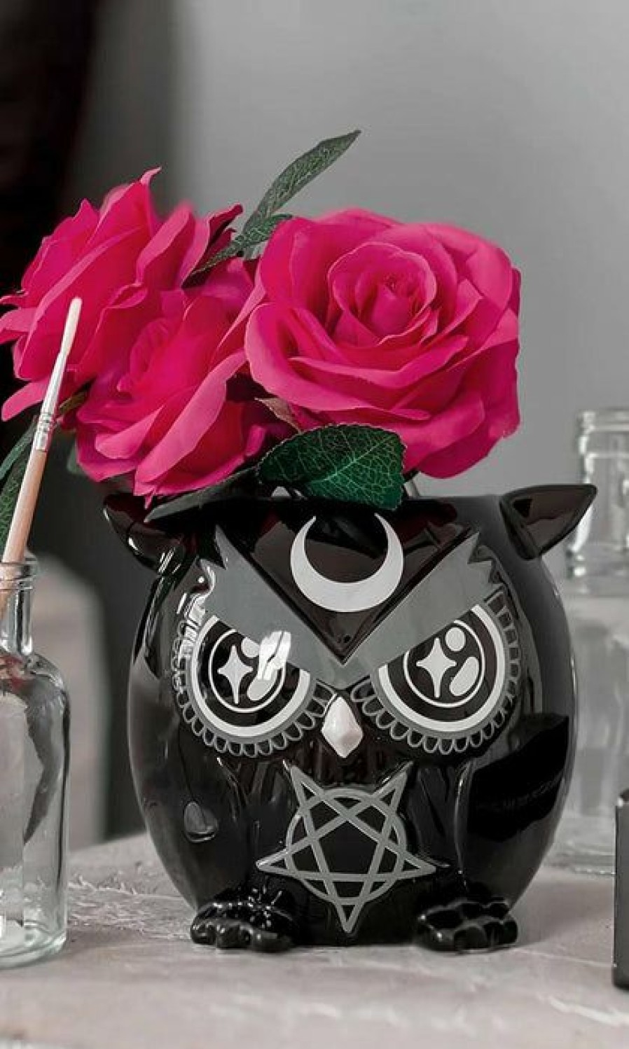 Styles * | Discount Killstar The Moon Owl | Vase"*